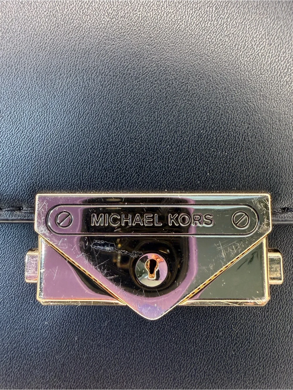 Michael Kors Black Leather Chain Crossbody| Timeless | Great Condition